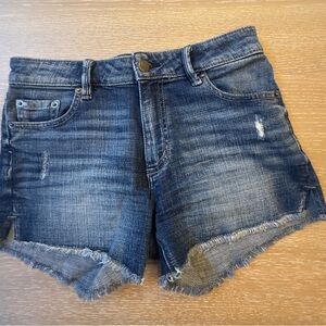 Classic Blue Frayed Hem Jean Shorts size 26